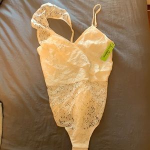 Sam Edelman Lace Bodysuit (NWT)